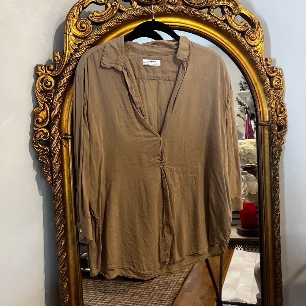 Zara Tan Top